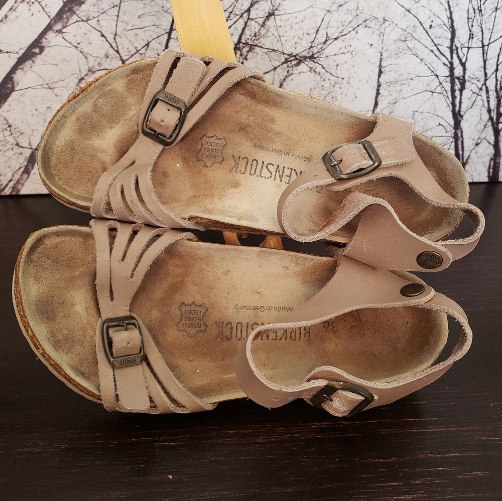 Birkenstock ankle strap sandals